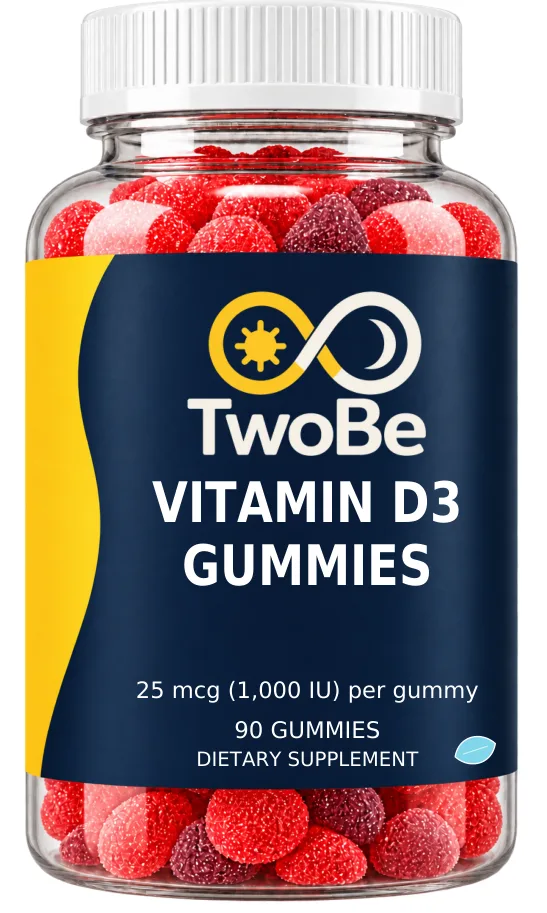 TwoBe Vitamin D3 1,000 IU Gummies — Gummies