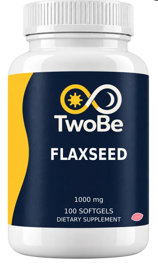 TwoBe Flaxseed 1000mg — Softgels