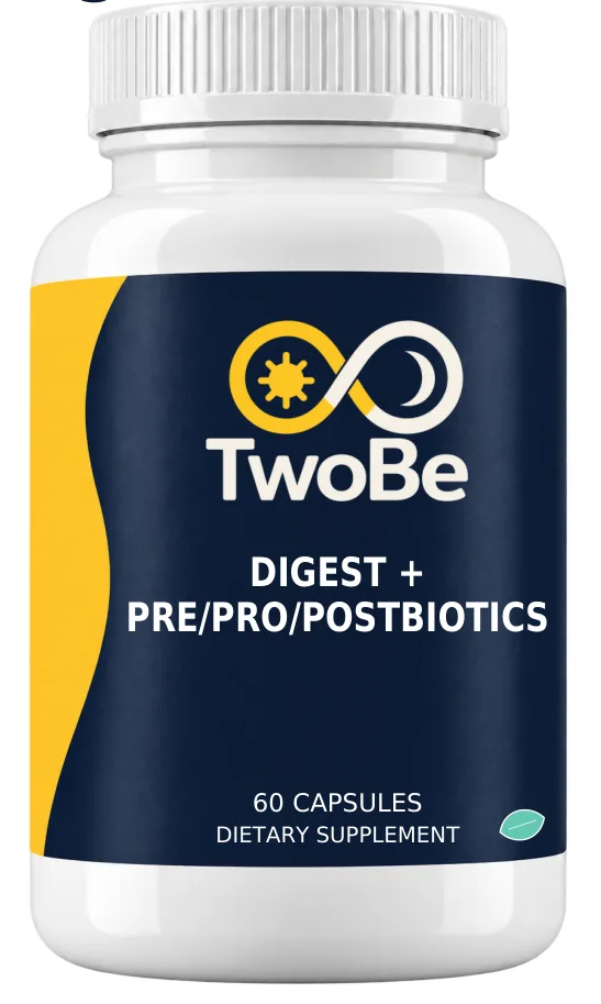 TwoBe Digest + Pre/Pro/Postbiotics — Capsules