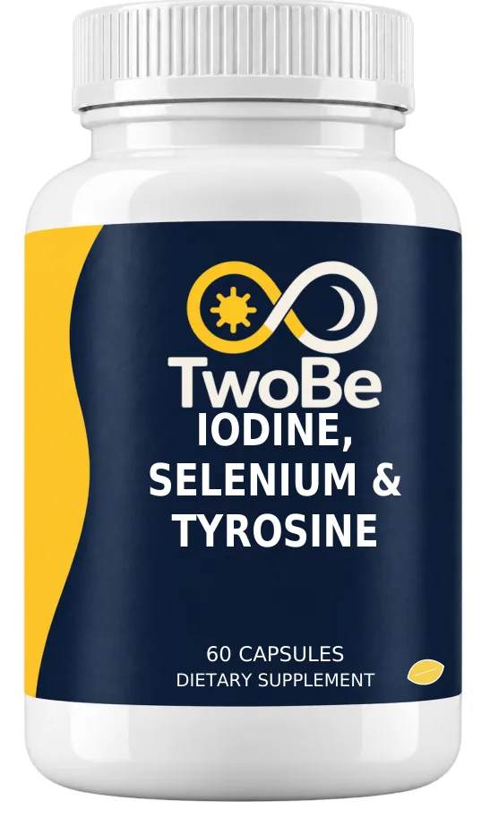 TwoBe Iodine, Selenium & Tyrosine — Capsules