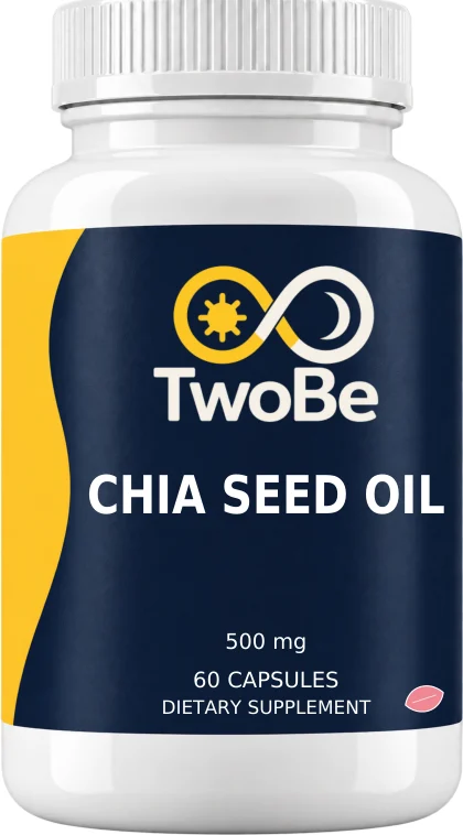 TwoBe Chia Seed Oil 500mg — Capsules
