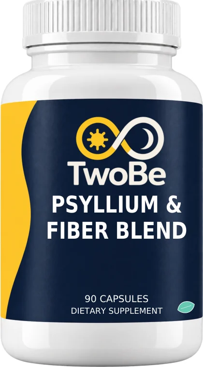 TwoBe Psyllium & Fiber Blend — Capsules