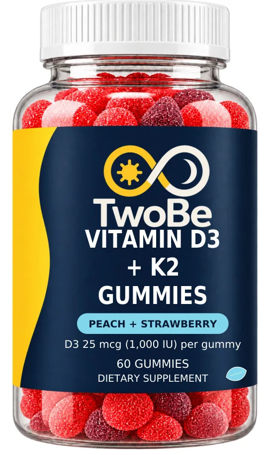 TwoBe Vitamin D3 + K2 Gummies — Gummies